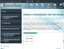 Tablet Screenshot of euroclinic.it